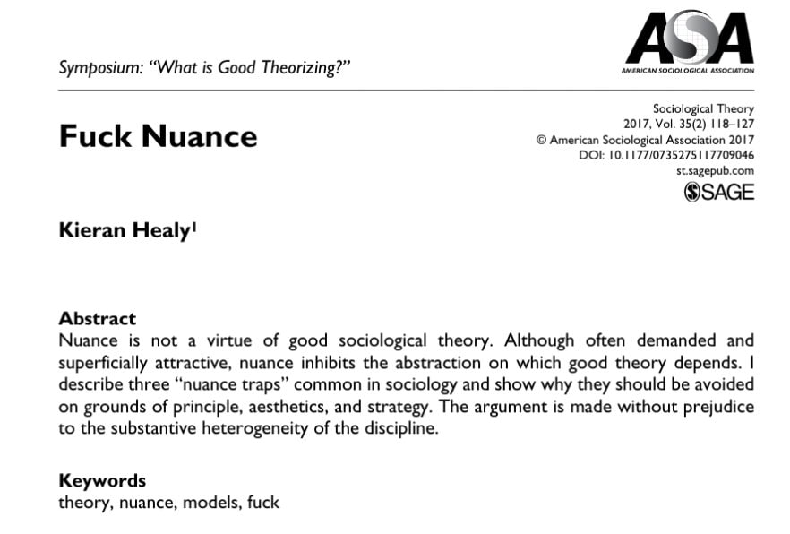 Fuck Nuance